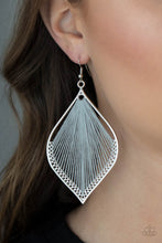 Load image into Gallery viewer, String Theory - Silver Earrings Paparazzi Accessories