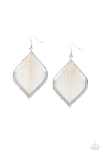 Load image into Gallery viewer, String Theory - White Earrings Paparazzi Accessories