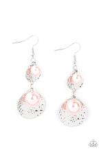 Load image into Gallery viewer, Pearl Dive - Pink Pearl Earrings Paparazzi Accessories