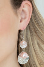 Load image into Gallery viewer, Pearl Dive - Pink Pearl Earrings Paparazzi Accessories