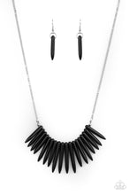 Load image into Gallery viewer, Exotic Edge - Black Necklace Paparazzi Accessories