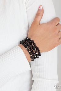 black,stretchy,Nice GLOWING! - Black Bracelet