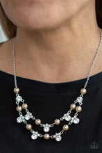 Load image into Gallery viewer, Royal Announcement - Brown Pearl Necklace Paparazzi Accessories