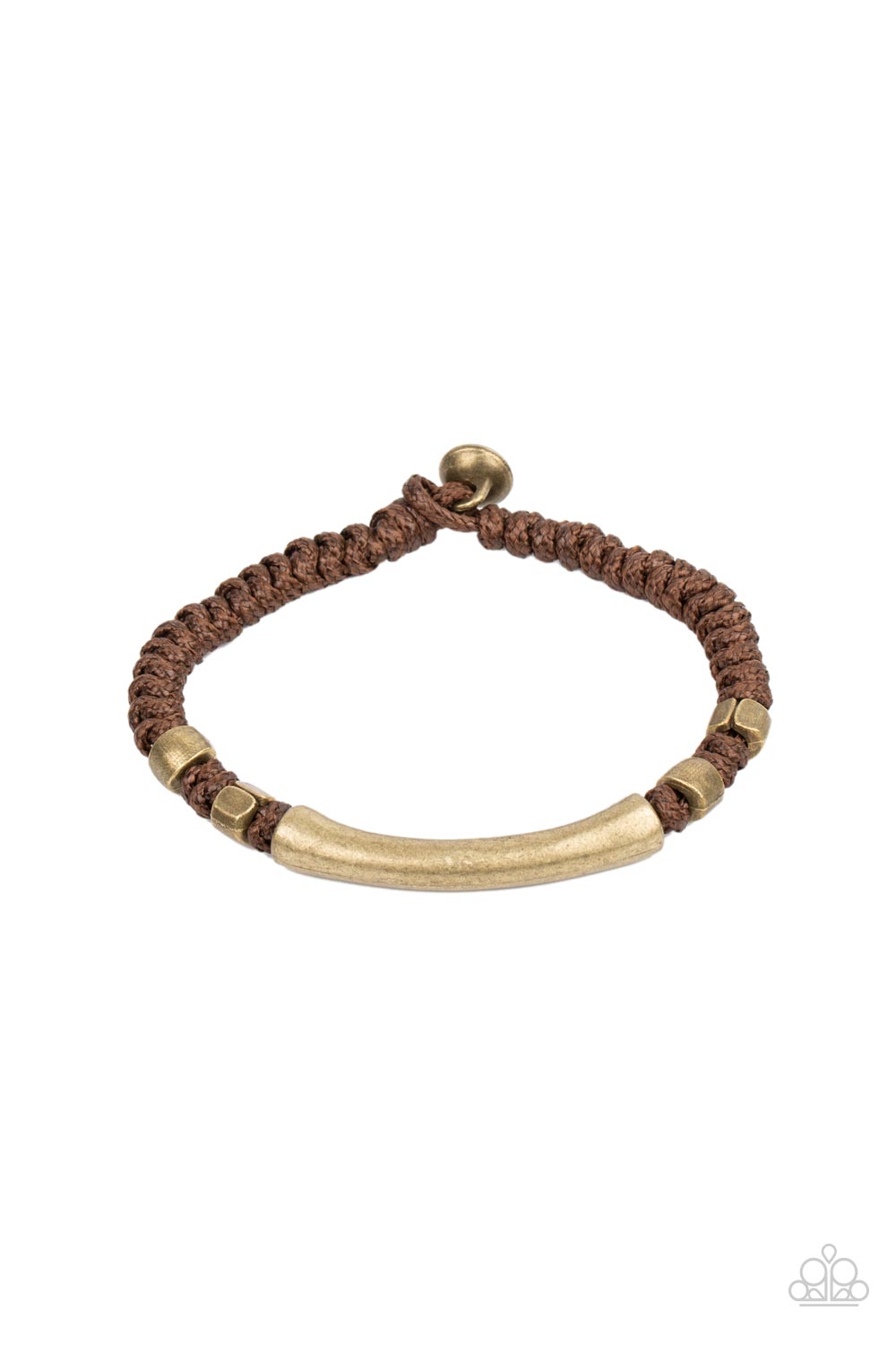 Grounded in Grit - Brown Urban Bracelet Paparazzi Accessories