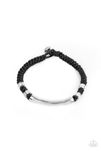 Load image into Gallery viewer, Grounded in Grit - Black Bracelet Paparazzi Accessories