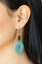 Load image into Gallery viewer, Earthy Epicenter - Brass Earrings Paparazzi Accessories