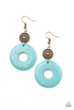 Load image into Gallery viewer, Earthy Epicenter - Brass Earrings Paparazzi Accessories