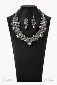 2021 Zi,short necklace,silver,The Tommie Zi Collection Necklace