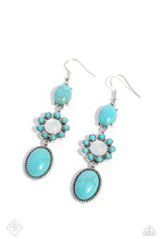 Load image into Gallery viewer, Carefree Cowboy Blue Earrings Paparazzi Accessories