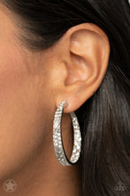 Load image into Gallery viewer, GLITZY By Association Silver Earring Paparazzi Accessories