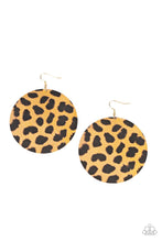 Load image into Gallery viewer, Doing GRR-eat Brown Earring Paparazzi Accessories