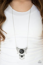 Load image into Gallery viewer, Summit Style Black Stone Necklace Paparazzi Accessories