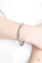 Load image into Gallery viewer, Watch Out For Ice Silver Bracelet Paparazzi Accessories