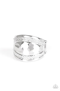 silver,Wide Back,Sunset Groove - Silver Ring