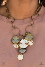 Load image into Gallery viewer, Learn the HARDWARE Way Brass Necklace Paparazzi Accessories