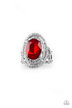 Load image into Gallery viewer, Making History Red Ring Paparazzi Accessories